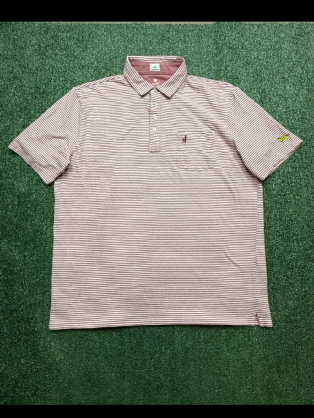 Johnnie-O Polo Shirt Mens Size 2XL Red Short Sleeve